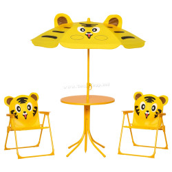 Set mobilier de gradina pentru copii Outsunny 312-069YL (Yellow)