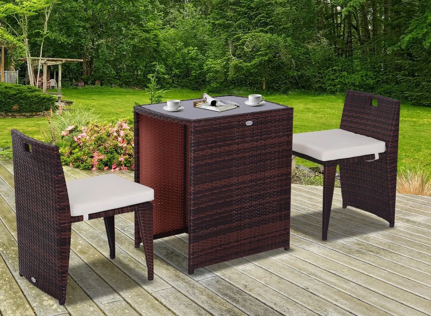 Set mobilier de gradina Outsunny 841-139 (Brown)