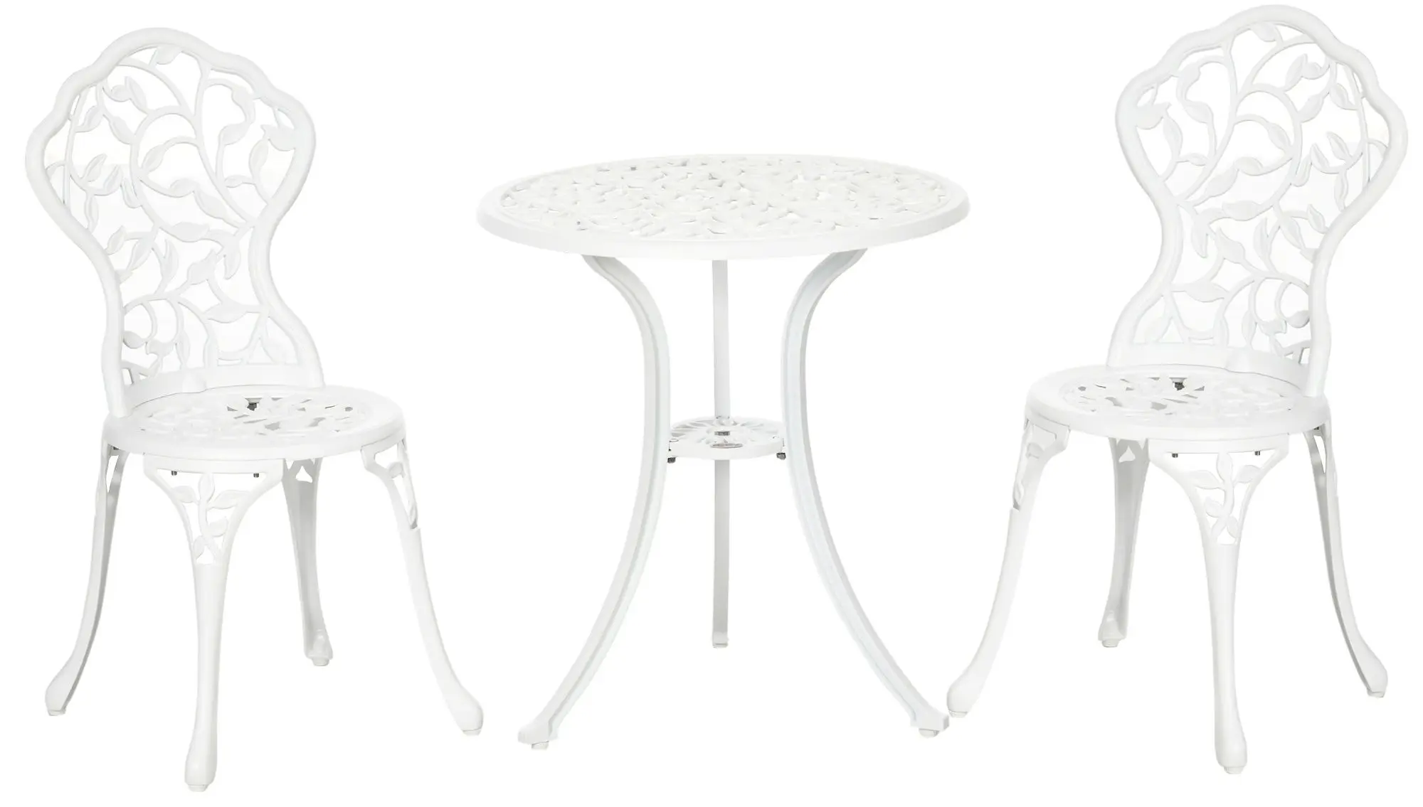 Комплект садовой мебели Outsunny 84B-028V00WT (White) - 2