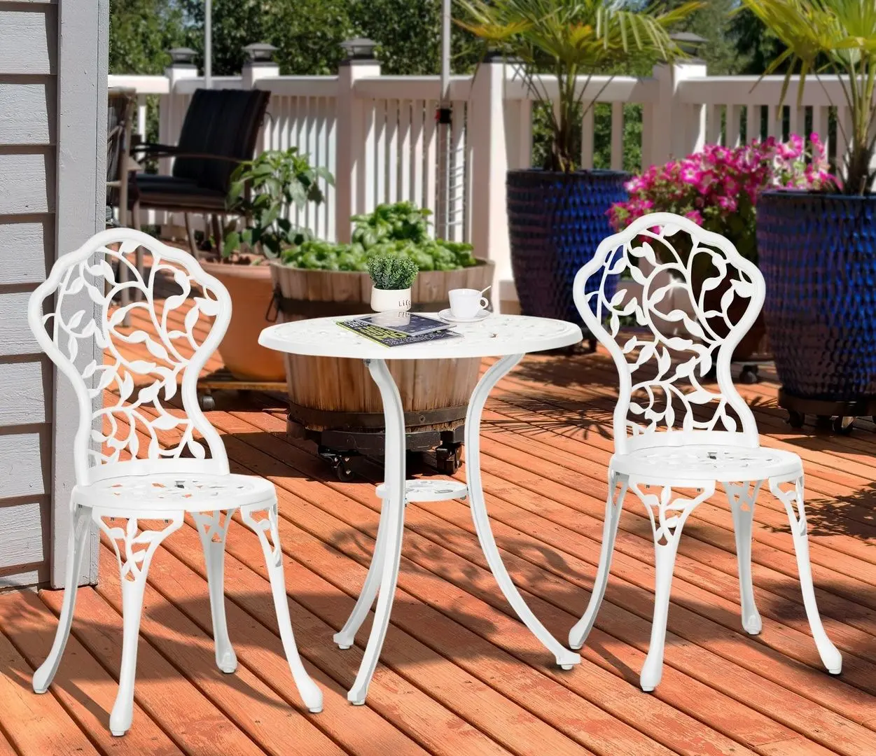 Комплект садовой мебели Outsunny 84B-028V00WT (White)