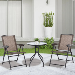 Set mobilier de gradina Outsunny 84B-225 (Brown/Black)
