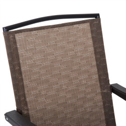 Set mobilier de gradina Outsunny 84B-225 (Brown/Black) Thumb