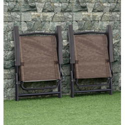 Set mobilier de gradina Outsunny 84B-225 (Brown/Black) Thumb