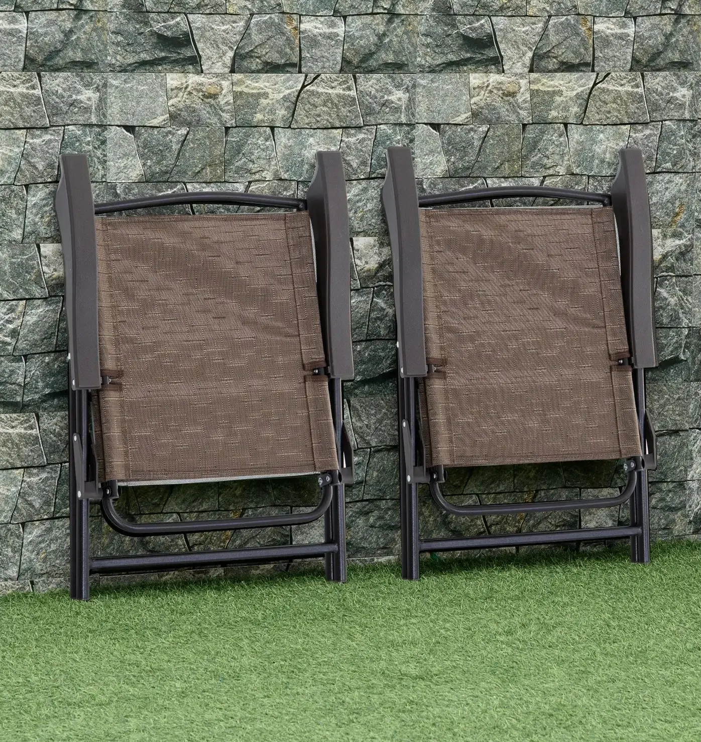Set mobilier de gradina Outsunny 84B-225 (Brown/Black) - 8