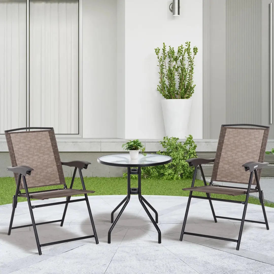 Set mobilier de gradina Outsunny 84B-225 (Brown/Black)