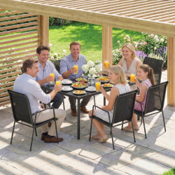 Комплект садовой мебели Outsunny 84B-422V02BK (Black) Thumb