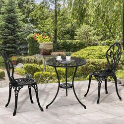 Set mobilier de gradina Outsunny 84B-500BK (Black)