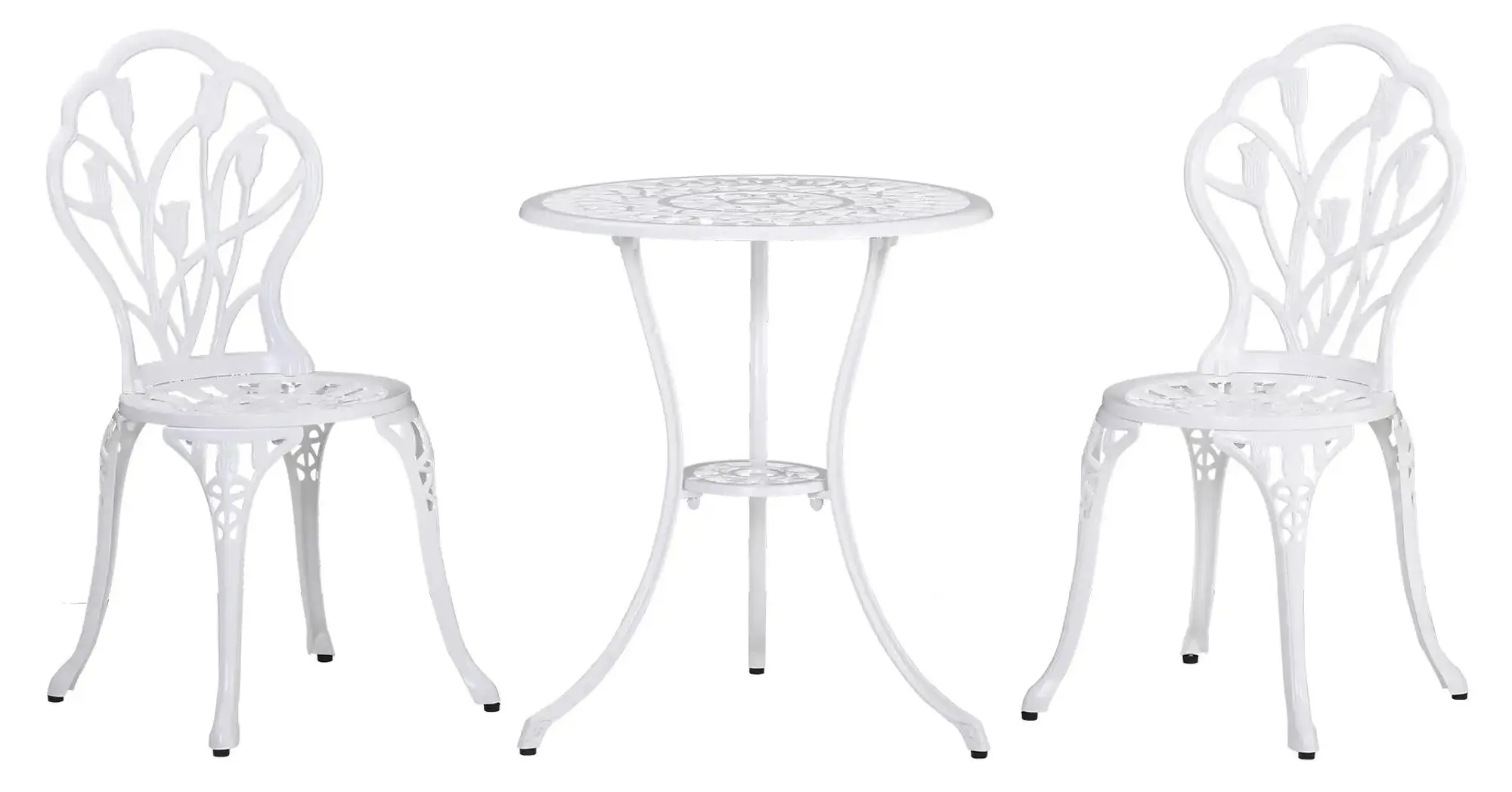 Set mobilier de gradina Outsunny 84B-500WT (White)