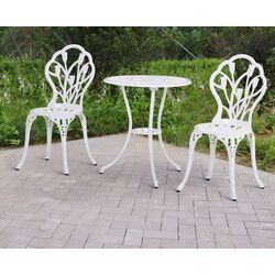 Set mobilier de gradina Outsunny 84B-500WT (White)