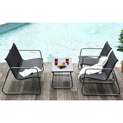 Комплект садовой мебели Outsunny 84B-507 (Black)