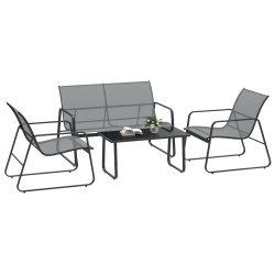 Set mobilier de gradina Outsunny 84B-507V00LG (Light Grey) Thumb