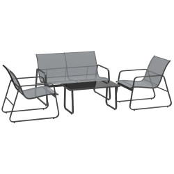 Set mobilier de gradina Outsunny 84B-507V00LG (Light Grey) Thumb