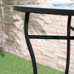 Комплект садовой мебели Outsunny 84B-852 (Dark Grey/Blue) Thumb