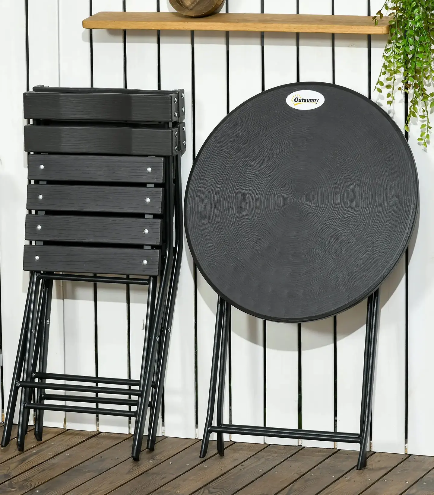 Set mobilier de gradina Outsunny 84G-011V00CG (Dark Grey) - 5