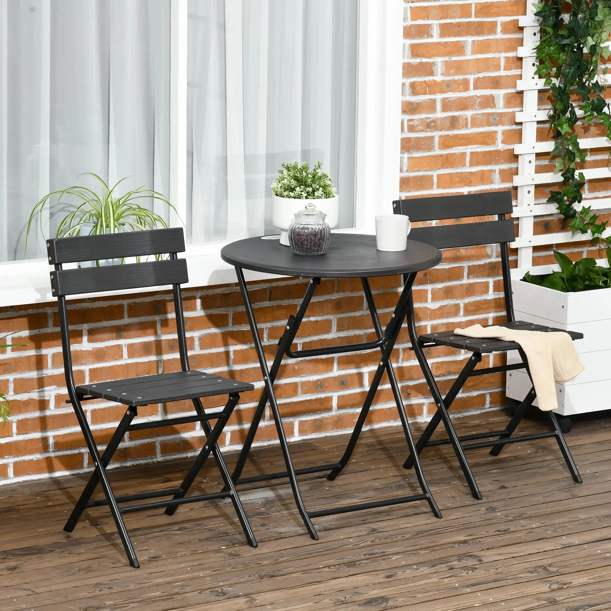 Set mobilier de gradina Outsunny 84G-011V00CG (Dark Grey) - 8
