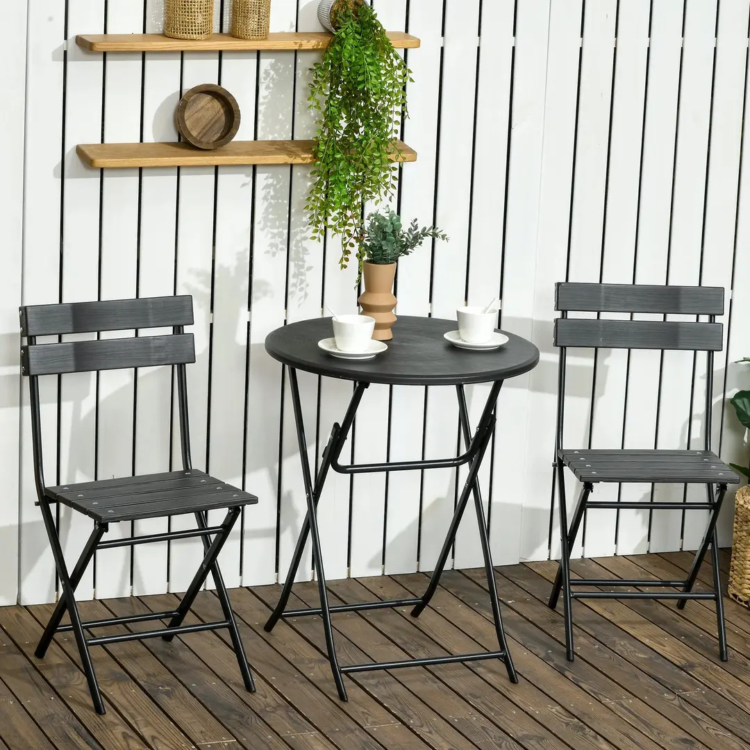 Set mobilier de gradina Outsunny 84G-011V00CG (Dark Grey)