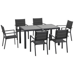 Комплект садовой мебели Outsunny 84G-093V00CG (Dark Grey) Thumb