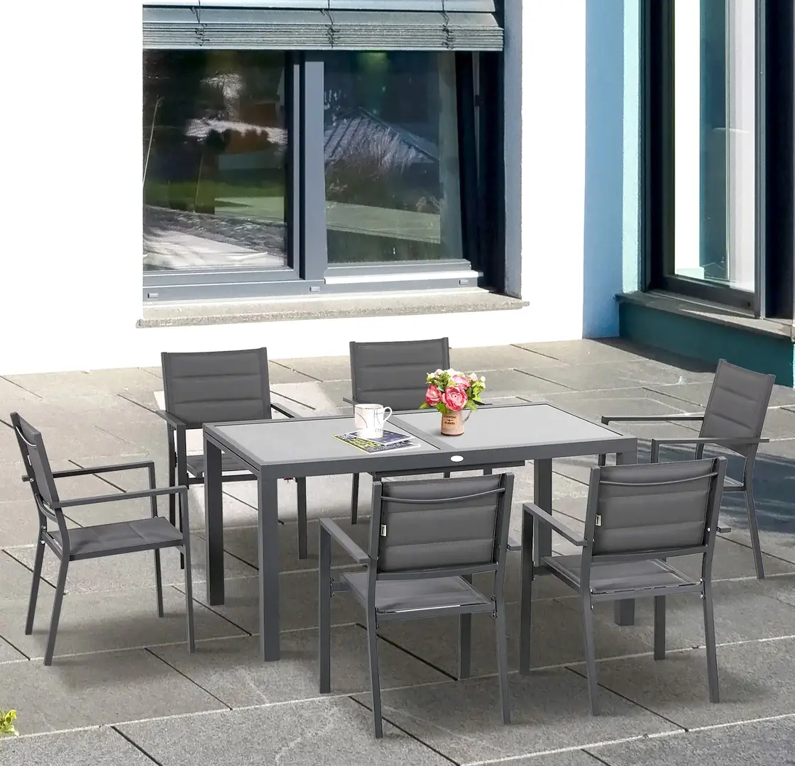 Комплект садовой мебели Outsunny 84G-093V00CG (Dark Grey)