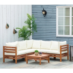 Set mobilier de gradina Outsunny 84G-118V00OG (Dark Orange/Beige)