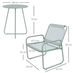 Комплект садовой мебели Outsunny 84G-219V00GN (Green) Thumb