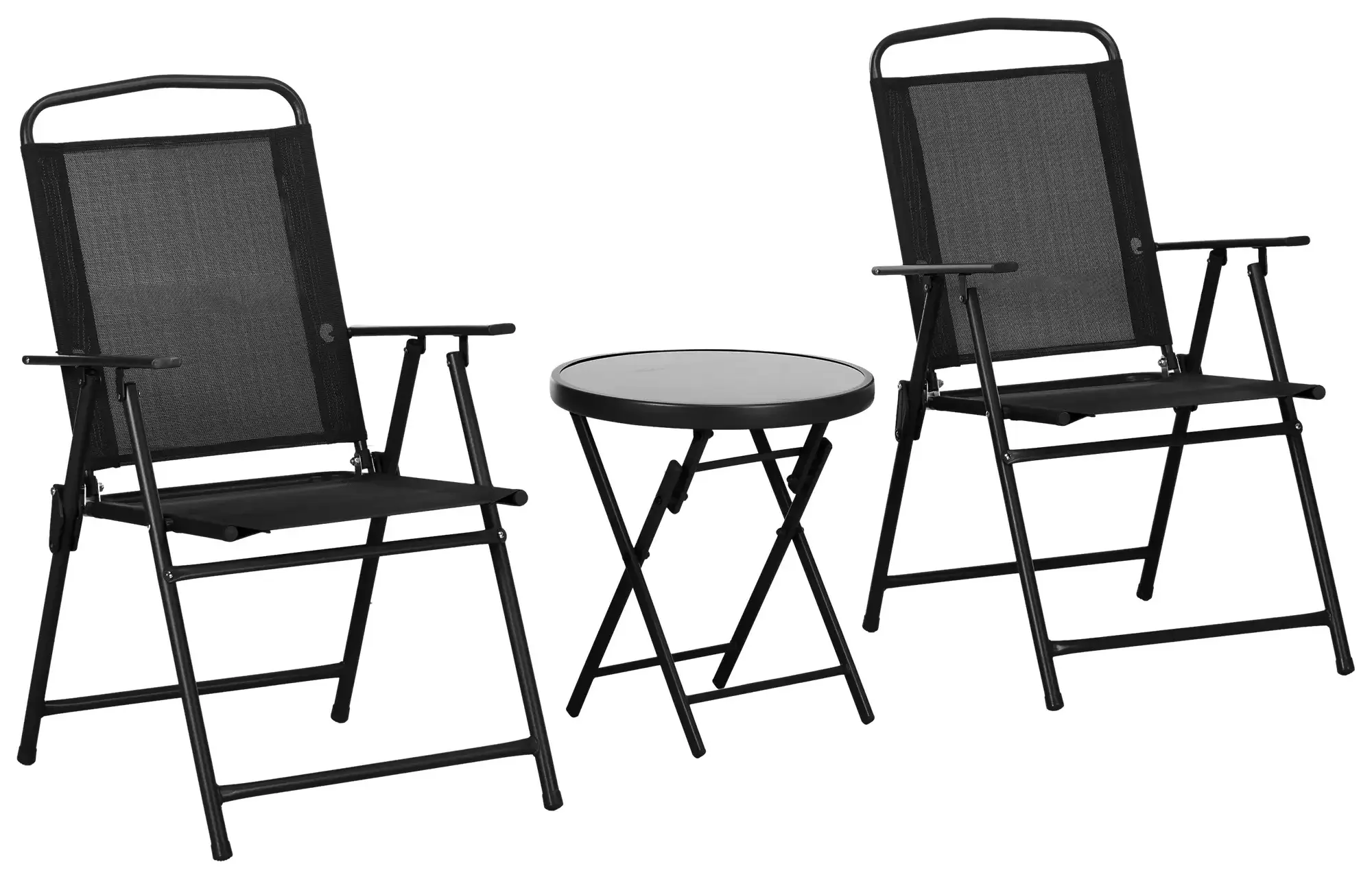 Комплект садовой мебели Outsunny 84G-282V00BK (Black) - 3