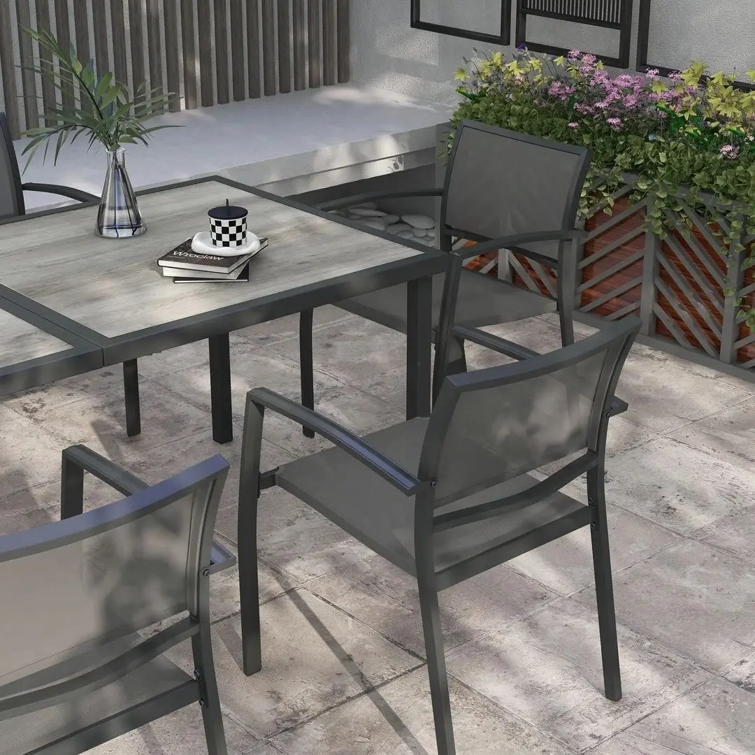Set mobilier de gradina Outsunny 84G-284V01CG (Grey) - 3