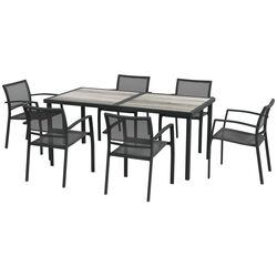 Set mobilier de gradina Outsunny 84G-284V01CG (Grey) Thumb