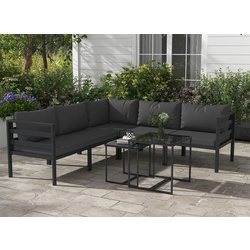 Комплект садовой мебели Outsunny 84G-315V00GY (Black/Grey)