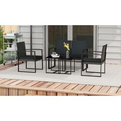 Комплект садовой мебели Outsunny 84G-319V00BK (Black) Thumb