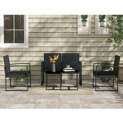 Комплект садовой мебели Outsunny 84G-319V00BK (Black) Thumb