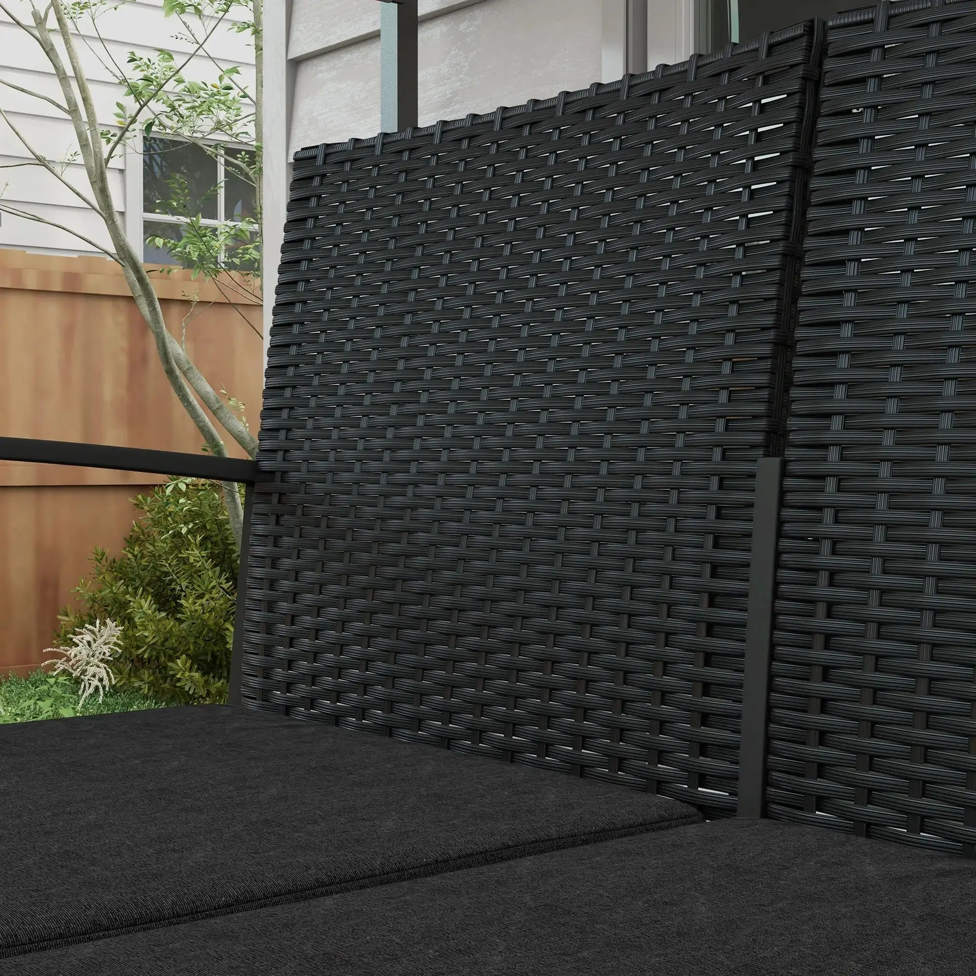 Комплект садовой мебели Outsunny 84G-319V00BK (Black) - 5