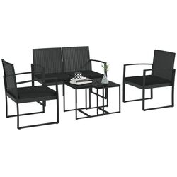 Комплект садовой мебели Outsunny 84G-319V00BK (Black) Thumb