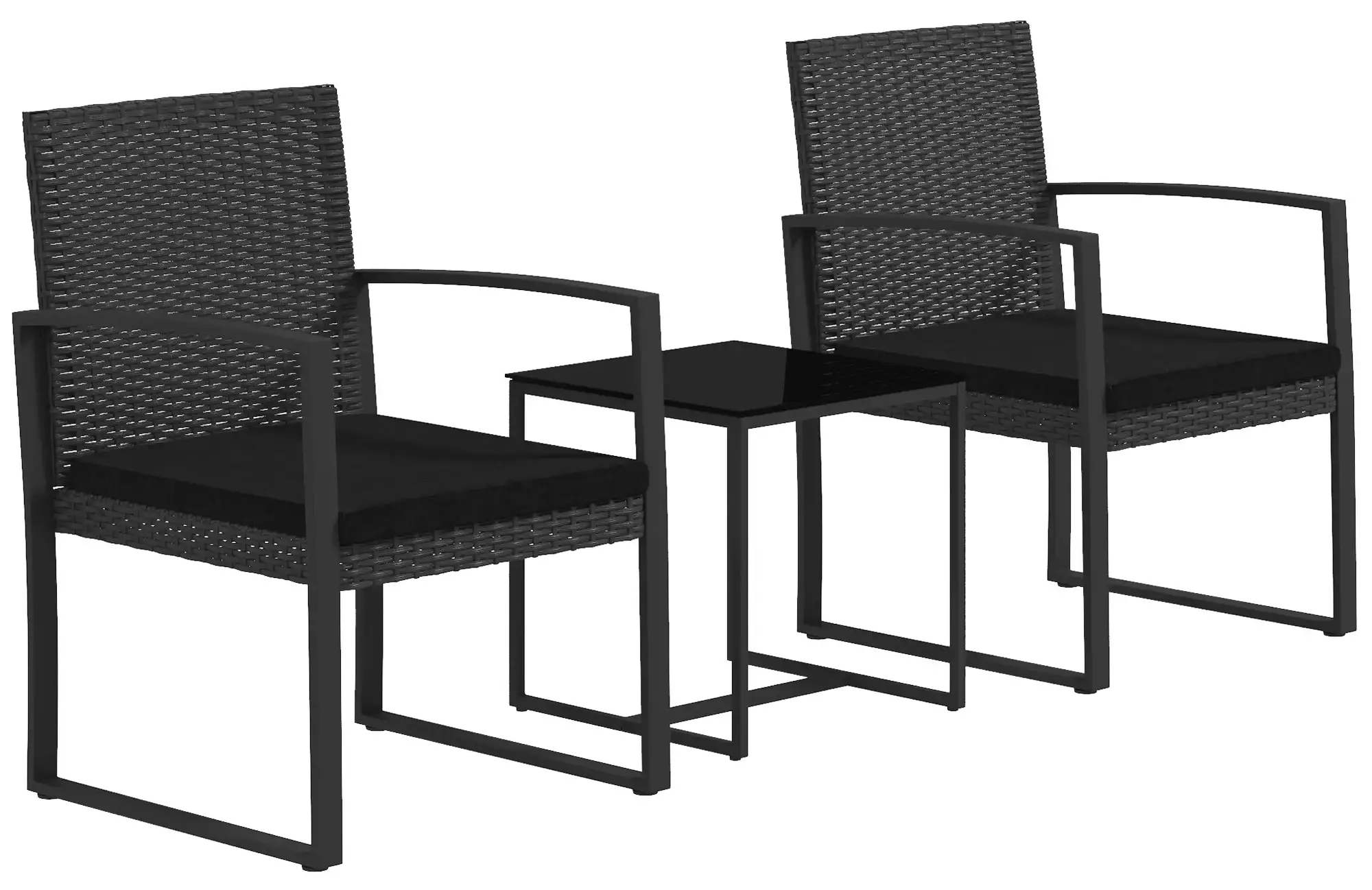 Set mobilier de gradina Outsunny 84G-320V00BK (Black) - 2