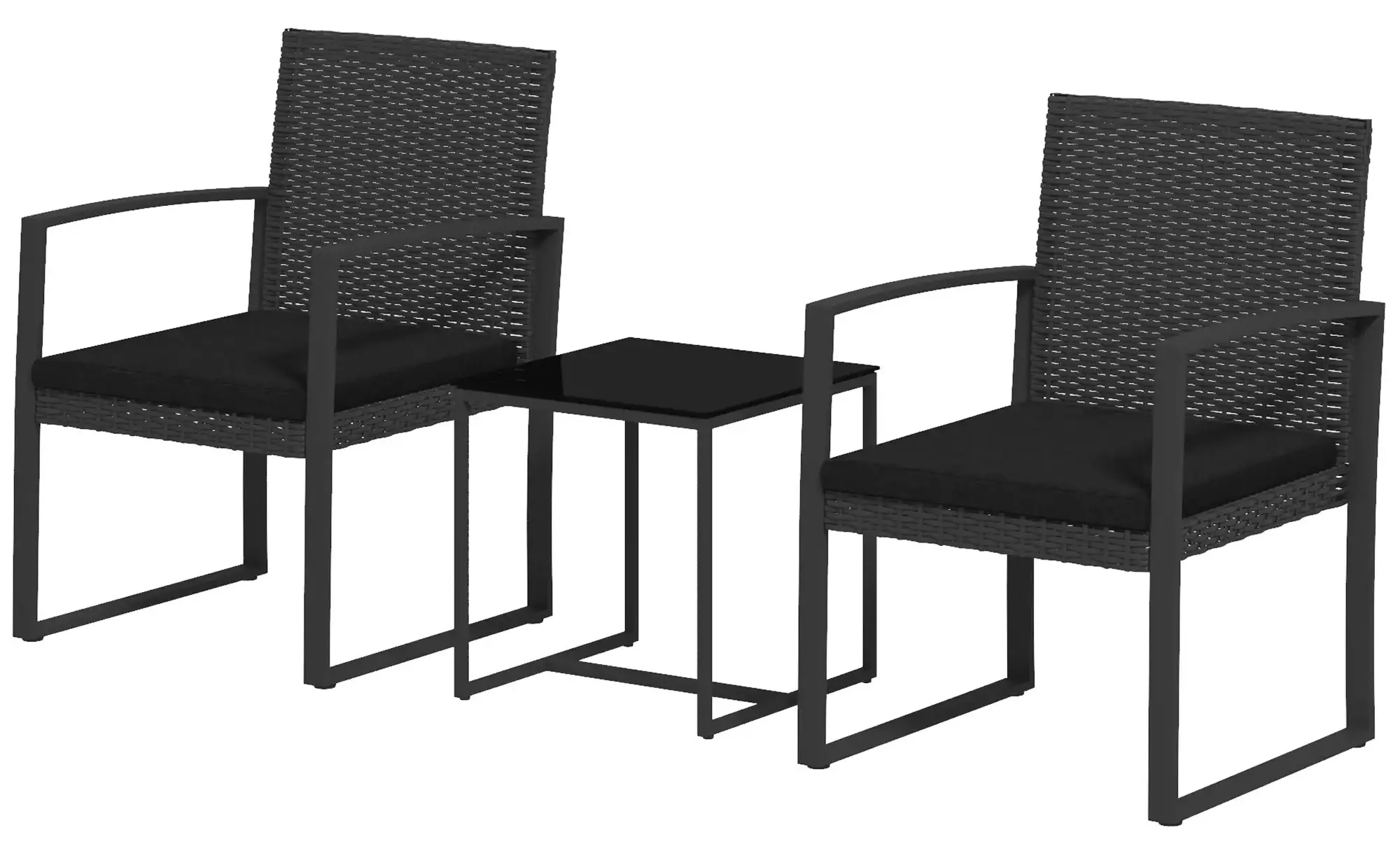 Set mobilier de gradina Outsunny 84G-320V00BK (Black) - 3