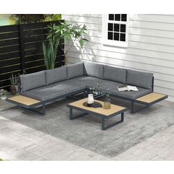 Комплект садовой мебели Outsunny 84G-403V00CG (Charcoal Grey)