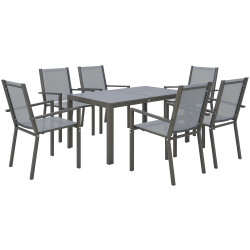 Set mobilier de gradina Outsunny 84G-404V00LG (Light Grey) Thumb