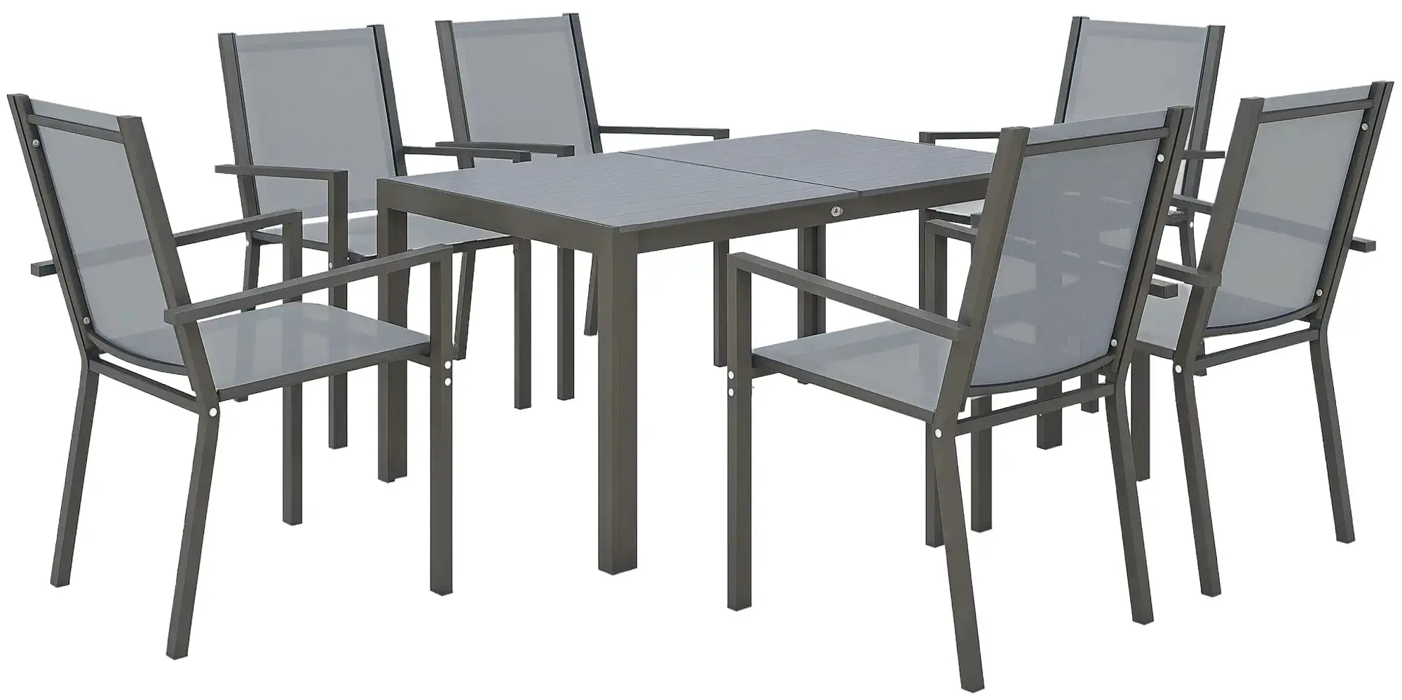 Set mobilier de gradina Outsunny 84G-404V00LG (Light Grey) - 3