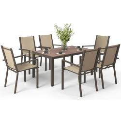 Комплект садовой мебели Outsunny 84G-404V00TK (Brown/Khaki) Thumb
