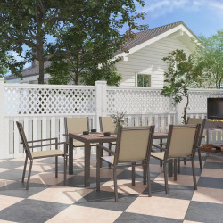 Комплект садовой мебели Outsunny 84G-404V00TK (Brown/Khaki)