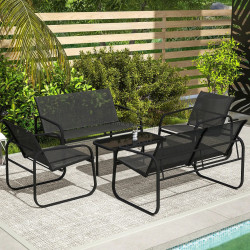 Set mobilier de gradina Outsunny 84G-535V00BK (Black)