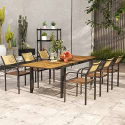 Комплект садовой мебели Outsunny 84G-588V00BN (Brown/Black)