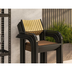 Комплект садовой мебели Outsunny 84G-588V00BN (Brown/Black) Thumb