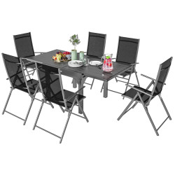 Комплект садовой мебели Outsunny 84G-627V00GY (Grey/Black) Thumb