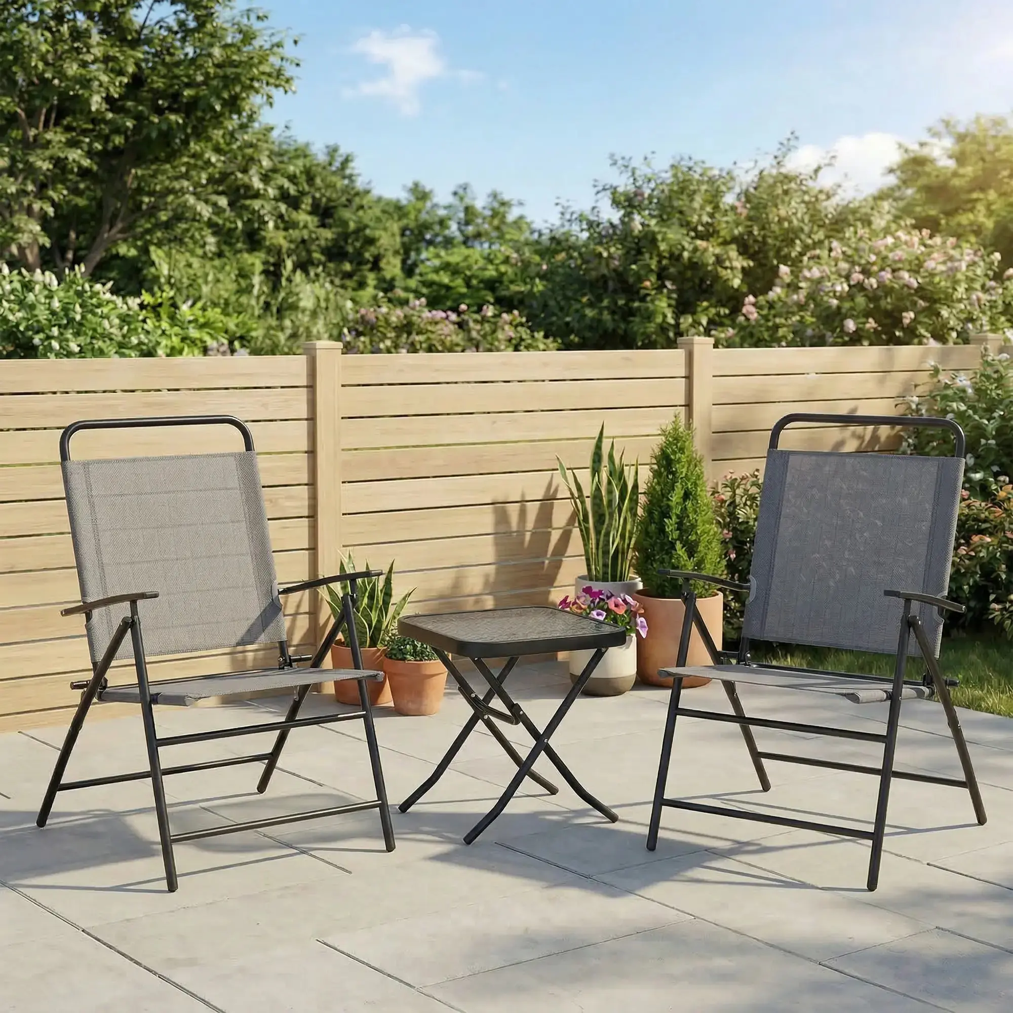 Set mobilier de gradina Outsunny 84G-631V00GY (Grey) - 6