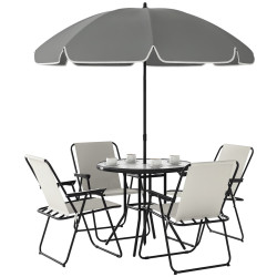 Set mobilier de gradina Outsunny 84G-633V00CW (Cream White) Thumb