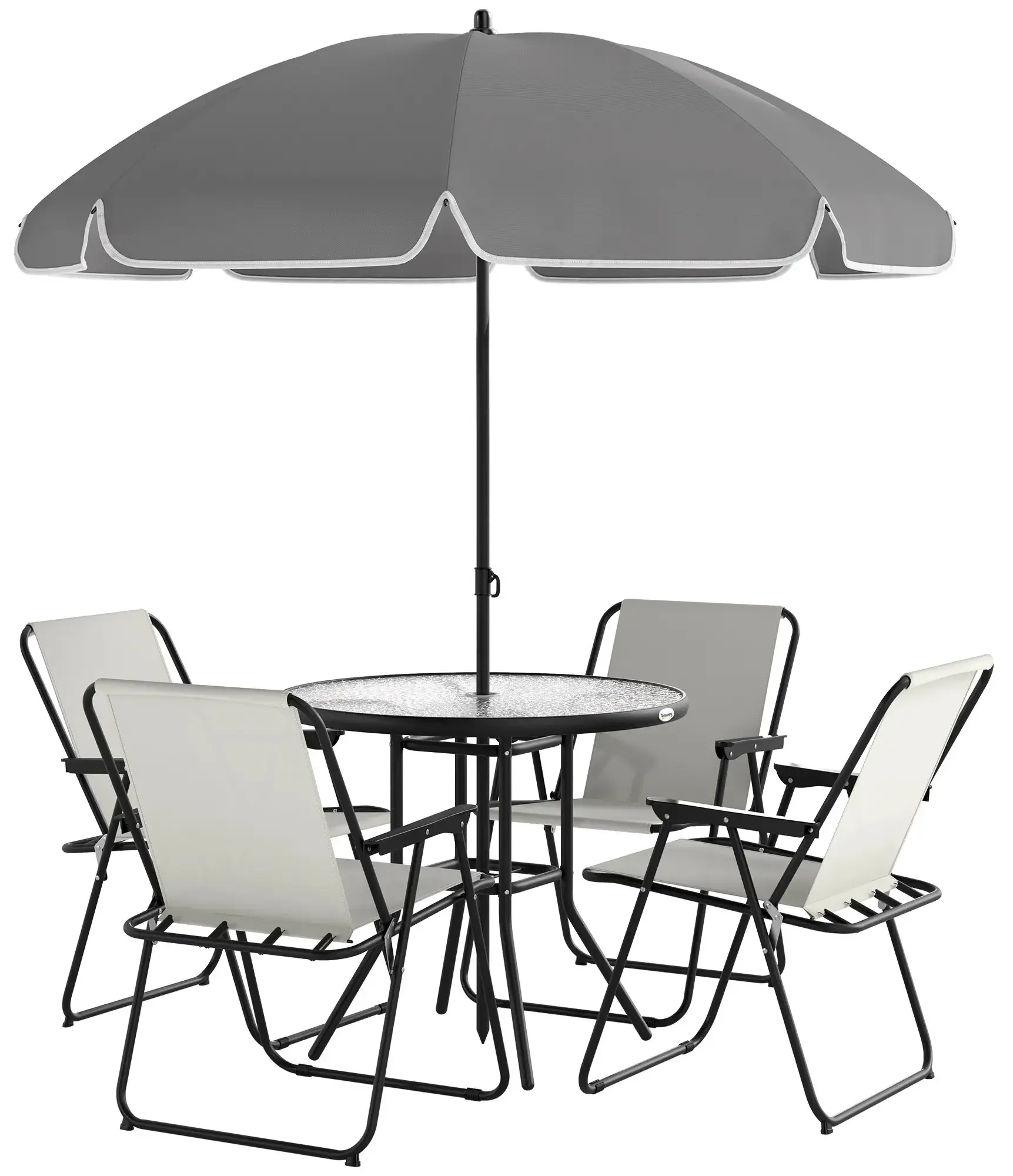Set mobilier de gradina Outsunny 84G-633V00CW (Cream White) - 3