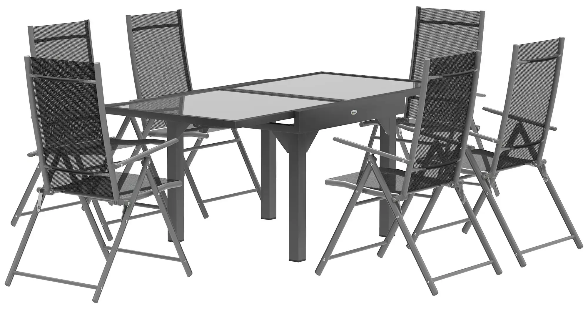Set mobilier de gradina Outsunny 84G-634V00GY (Grey) - 2