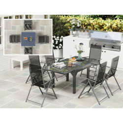 Set mobilier de gradina Outsunny 84G-634V00GY (Grey) Thumb
