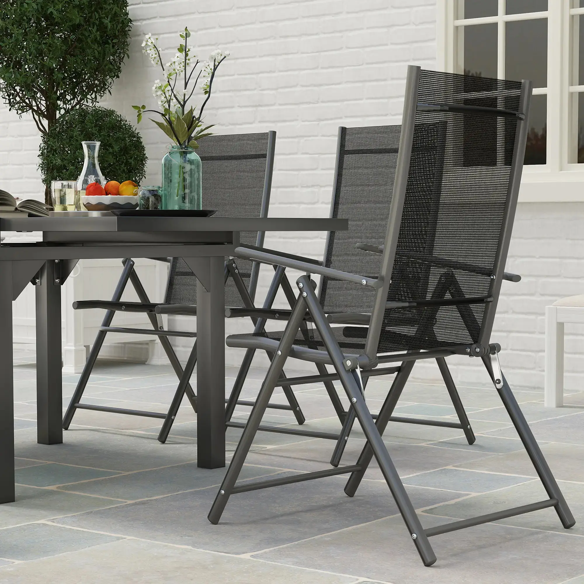Set mobilier de gradina Outsunny 84G-634V00GY (Grey) - 7