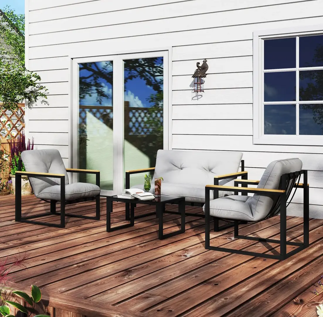 Set mobilier de gradina Outsunny 84G-666V00GY (Grey)